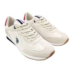 CASUAL SHOES U.S. POLO ASSN. SPLIT AND FABRIC