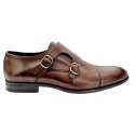 TWO BUCKLES CLASSIC LEATHER DRESS SHOE