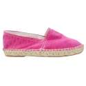 ZAPATO CAMPING TEJIDO HOMBRE SUELA YUTE ROSA