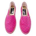 ZAPATO CAMPING TEJIDO HOMBRE SUELA YUTE ROSA