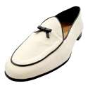 MEN'S BELGIAN LINEN BOW TIE MOCCASIN