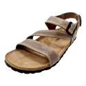SANDALIA BIO HOMBRE TIRA DIAGONAL CUERO