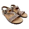 SANDALIA BIO HOMBRE TIRA DIAGONAL CUERO