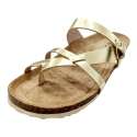 SANDALIAS BIO ESCLAVA MUJER PLATINO