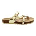 SANDALIAS BIO ESCLAVA MUJER PLATINO