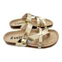 SANDALIAS BIO ESCLAVA MUJER PLATINO