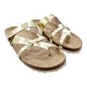 SANDALIAS BIO ESCLAVA MUJER PLATINO