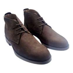 MEN'S LACE-UP SHOE WITH NOBUCK LEATHER