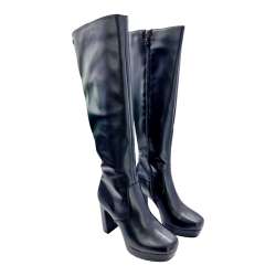 WOMEN'S LEATHER HIGH BOOT MARIAMARE