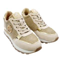 WOMEN'S XTI CASUAL SNEAKERS WITH GLITTER