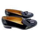 ZAPATO VESTIR HOMBRE MOCASÍN LISO BORLAS FLORENTIC NEGRO