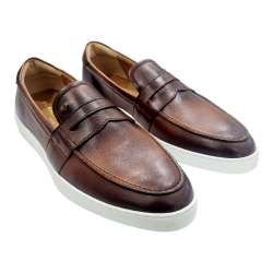 MARTINELLI STAMFORD 1686 LEATHER MEN'S MOCCASIN