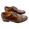 ZAPATOS DE VESTIR HOMBRE BLUCHER CON PUNTERA CUERO