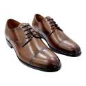 ZAPATOS DE VESTIR HOMBRE BLUCHER CON PUNTERA CUERO