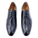 ZAPATOS DE VESTIR HOMBRE BLUCHER CON PUNTERA NEGRO