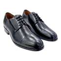 ZAPATOS DE VESTIR HOMBRE BLUCHER CON PUNTERA NEGRO