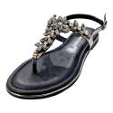 SANDALIAS ESCLAVA MUJER BRILLOS MARCO TOZZI NEGRO