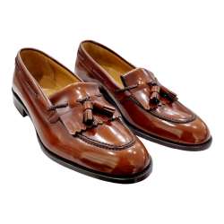 MEN'S DRESS SHOES WITH FRINGE AND LEATHER TASSELS