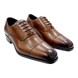 MEN'S DRESS SHOES WITH LEATHER TOE