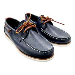 CLASSIC MEN'S LEATHER PULL NAUTICAL SHOES