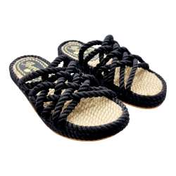 WOMEN'S SANDALS WITH MULTI-STRIP ROPES