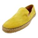 ZAPATO HOMBRE ESPARTENA SUELA YUTE PLANTLLA PIEL EXTRAIBLE AMARILLO AMARILLO