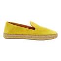 ZAPATO HOMBRE ESPARTENA SUELA YUTE PLANTLLA PIEL EXTRAIBLE AMARILLO AMARILLO