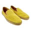 ZAPATO HOMBRE ESPARTENA SUELA YUTE PLANTLLA PIEL EXTRAIBLE AMARILLO AMARILLO