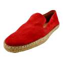 ZAPATO HOMBRE ESPARTENA SUELA YUTE PLANTLLA PIEL EXTRAIBLE ROJO ROJO