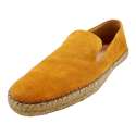 ZAPATO HOMBRE ESPARTENA SUELA YUTE PLANTLLA PIEL EXTRAIBLE NARANJA