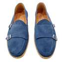 ALPARGARTA MOCCASIN TWO BUCKLES SUEDE REMOVABLE JEANS INSOLE