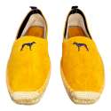 MEN'S SUEDE ESPADRILLE WITH KHAKI GALGO DECORATION