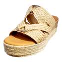 SANDALIAS CUNA ZUECOS MUJER ESPARTO NATURAL