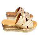 SANDALIAS CUNA ZUECOS MUJER ESPARTO NATURAL