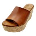 LEATHER PLATFORM CLOG SANDAL