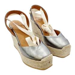 WOMEN'S VALENCIAN ESPADRILLE WITH TIED PLATFORM