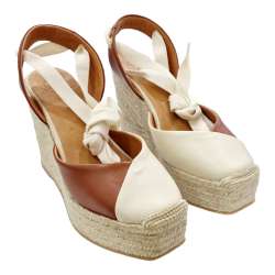 WOMEN'S VALENCIAN ESPADRILLE WITH TWO-TONE PLATFORM