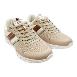 US POLO ASSN MEN'S SNEAKERS GARY001A BEIGE