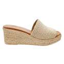 JUTE CLOG WEDGE SANDAL