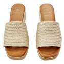 JUTE CLOG WEDGE SANDAL