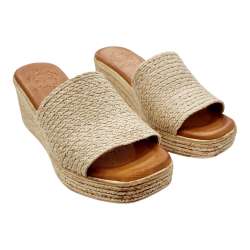 JUTE CLOG WEDGE SANDAL