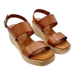 WOMEN'S WEDGE SANDALS WITH 2 STRAPS WITH HEEL