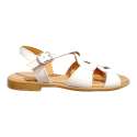 SANDALIAS MUJER TIRAS ENTRELAZADAS BLANCA BLANCO