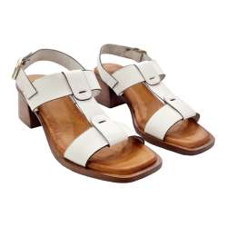 WOMEN'S SANDALS PALA H WITH WHITE HEEL