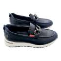 MOCCASIN WITH CHAIN DECORATION XTI BLACK WOMEN