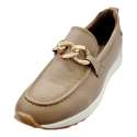 MOCCASIN WITH CHAIN DECORATION XTI BEIGE WOMEN