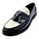 MOCASINES MUJER MARTINELLI FLECOS NEGRO