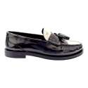 MOCASINES MUJER MARTINELLI FLECOS NEGRO