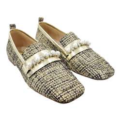 WOMEN'S MOCCASIN SHOES PLATINUM PEARL MASK