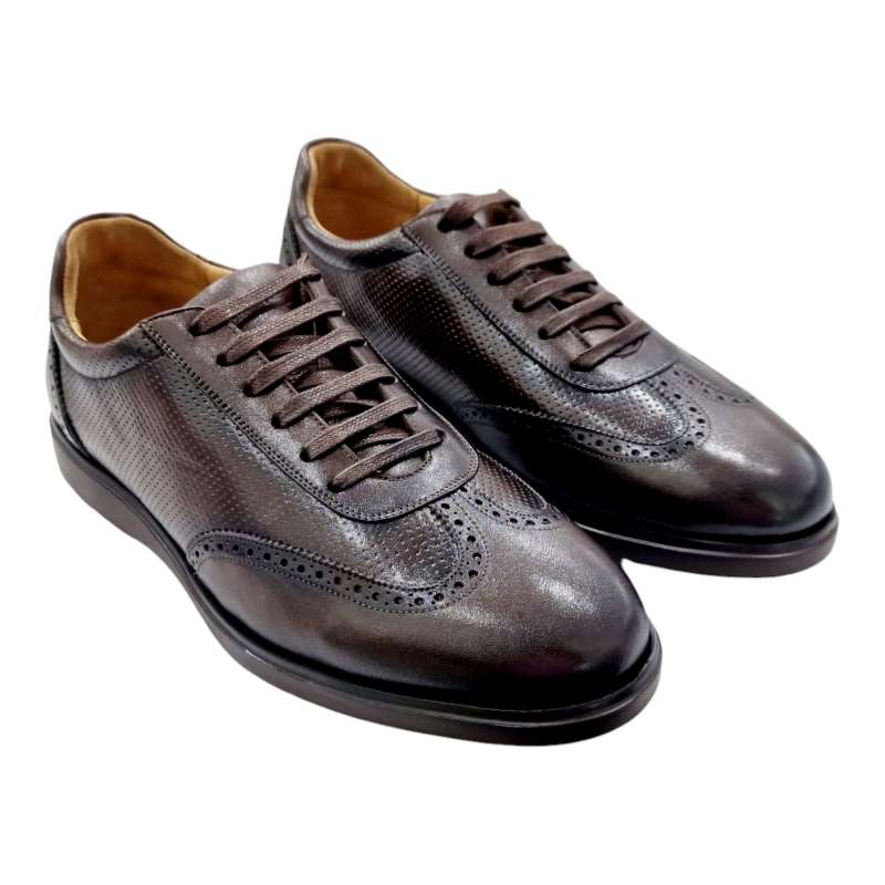 ZAPATILLAS HOMBRE VESTIR OXFORD MARRÓN MARRÓN